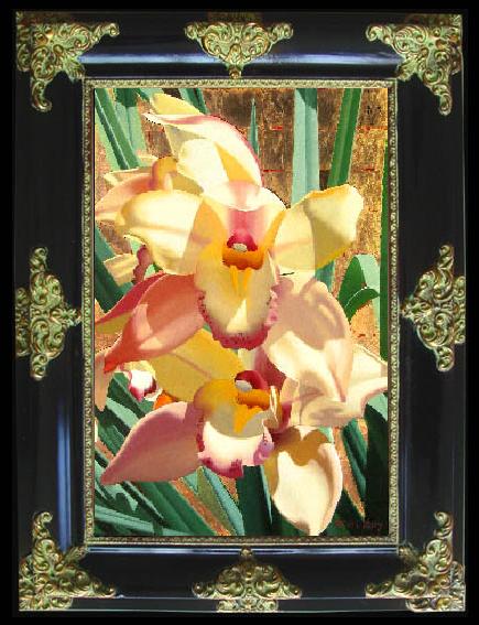 framed  unknow artist Still life floral, all kinds of reality flowers oil painting  74, Ta119